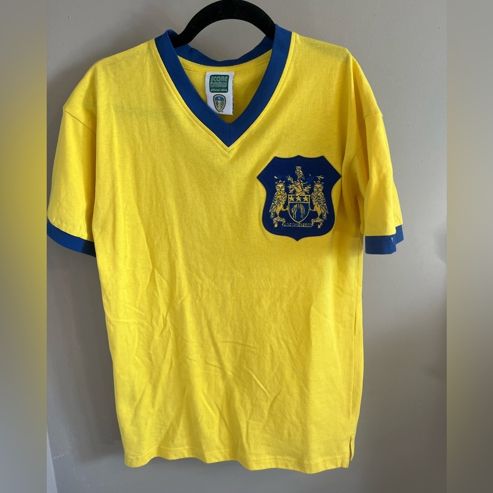 Leeds United Away 1957 Score Draw Small No.9 John Charles 18 Pit To Pit